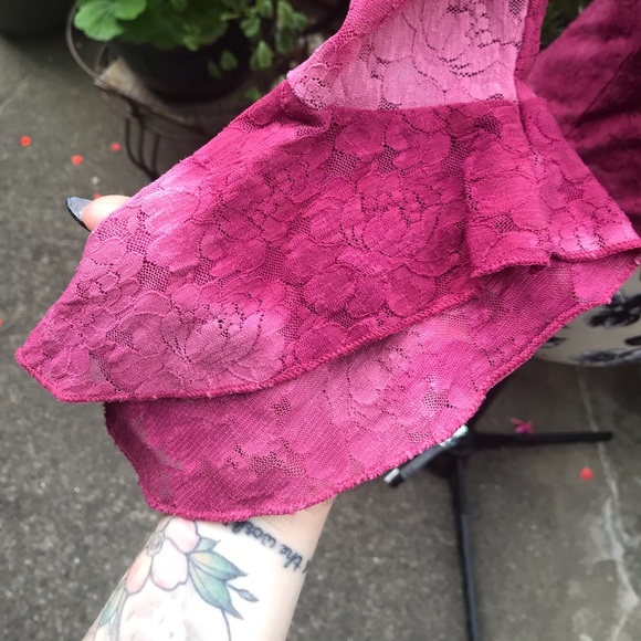 Pink Floral Blouse - Picture 3 of 4